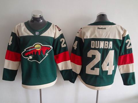 NHL Minnesota Wild #24 Dumba green jersey