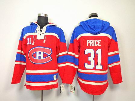 NHL Montréal Canadiens 31 Price red Hoodies Jersey