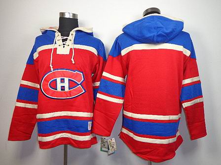 NHL Montréal Canadiens blank red Hoodies Jersey