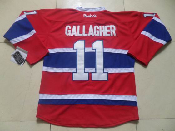 NHL Montreal Canadiens #11 Gallagher Red Jersey