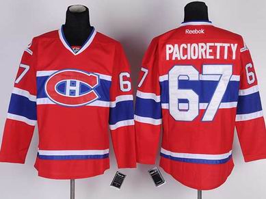 NHL Montreal Canadiens #67 PACIORETTY RED (CH) JERSEY
