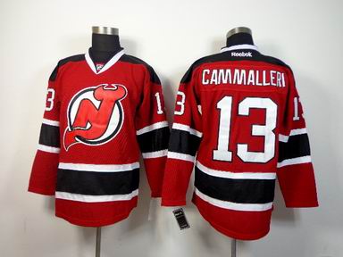 NHL New Jersey Devils 13 Cammalleri red jersey
