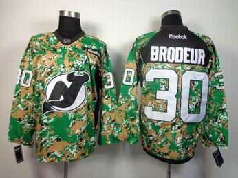 NHL New Jersey Devils 30 Brodeur camo jersey