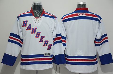 NHL New York Rangers blank white jersey
