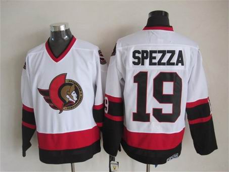 NHL Ottawa Senators 19 Spezza white jersey