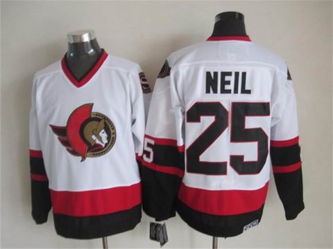 NHL Ottawa Senators 25 Neil white jersey
