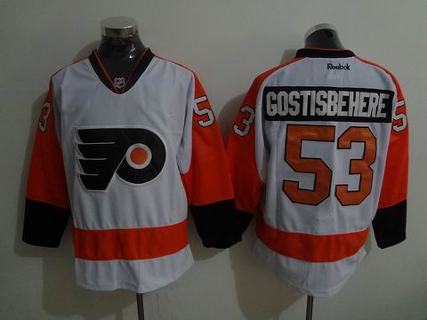 NHL Philadelphia Flyers #53 Gostisbehere white jersey