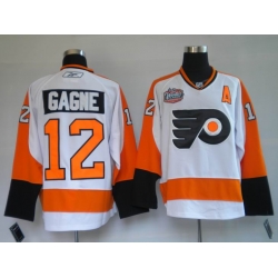 NHL Philadelphia Flyers 12 Gagne white Jersey winter classic