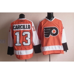 NHL Philadelphia Flyers 13 Carcillo orange jersery