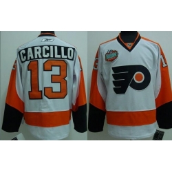 NHL Philadelphia Flyers 13 Carcillo white jersery winter classic