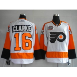 NHL Philadelphia Flyers 16 CLARKE white Jersey Winter Classic