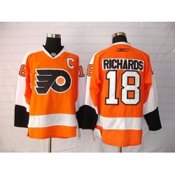 NHL Philadelphia Flyers 18 Richards Orange Jersey