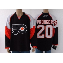 NHL Philadelphia Flyers 20 Pronger Black Jersey