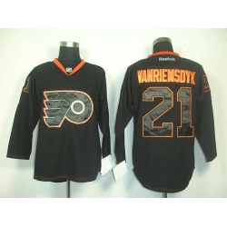 NHL Philadelphia Flyers 21 Van Riemsdyk black jersey