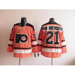 NHL Philadelphia Flyers 21 Van Riemsdyk orange jersey 2012 winter classic