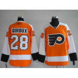 NHL Philadelphia Flyers 28 GIROUX Orange Jersey