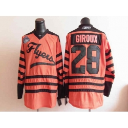 NHL Philadelphia Flyers 28 GIROUX orange jersey 2012 winter classic