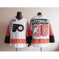 NHL Philadelphia Flyers 30 Bryzgalov  White Jersey Winter Classic