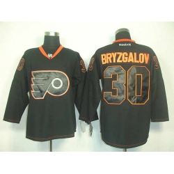 NHL Philadelphia Flyers 30 Bryzgalov Black Jersey