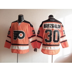 NHL Philadelphia Flyers 30 Bryzgalov Orange Jersey 2012 Winter Classic