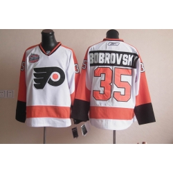 NHL Philadelphia Flyers 35 Sergei Bobrovsky white Jersey