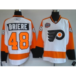 NHL Philadelphia Flyers 48 BRIERE white WINTER CLASSIC Jersey