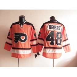 NHL Philadelphia Flyers 48 Danny Briere Orange Jersey 2012 Winter Classic