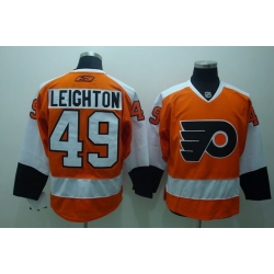 NHL Philadelphia Flyers 49 Leighton orange jersey