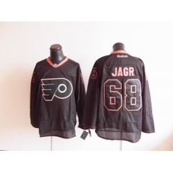 NHL Philadelphia Flyers 68 Jagr Black Jersey