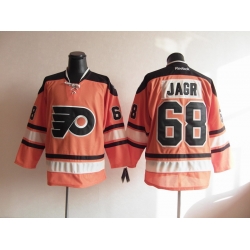 NHL Philadelphia Flyers 68 Jagr Orange Jersey 2012 winter classic