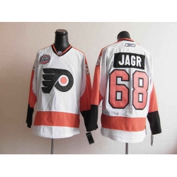 NHL Philadelphia Flyers 68 Jagr white Jersey winter classic