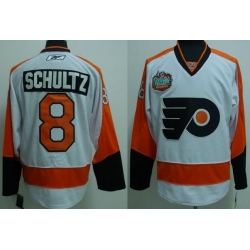 NHL Philadelphia Flyers 8 Schultz white Jersey winter classic