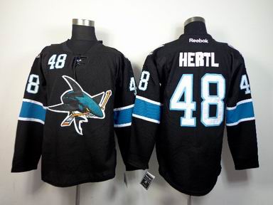 NHL San Jose Sharks 48 Hertl black jersey