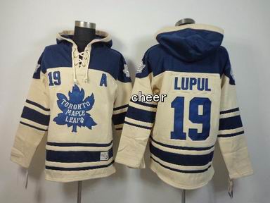 NHL Toronto Maple Leafs #19 Lupul beige hooded sweatshirt