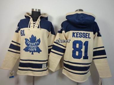 NHL Toronto Maple Leafs #81 Kessel beige hooded sweatshirt