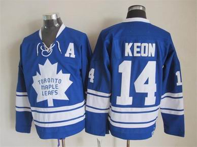 NHL Toronto Maple Leafs 14 Keon blue jersey