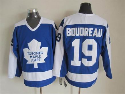 NHL Toronto Maple Leafs 19 Boudreau blue jersey