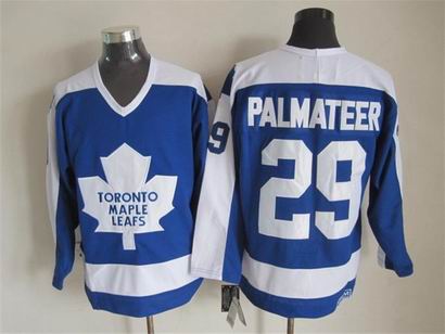 NHL Toronto Maple Leafs 29 Palmateer blue jersey
