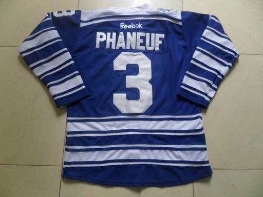 NHL Toronto Maple Leafs 3 Dion Phaneuf 2014 classic blue jersey