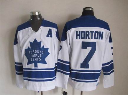 NHL Toronto Maple Leafs 7 Horton white jersey