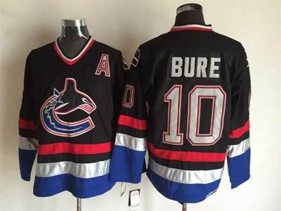 NHL Vancouver Canucks #10 Bure black jersey