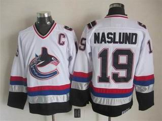 NHL Vancouver Canucks 19 Naslund white jersey