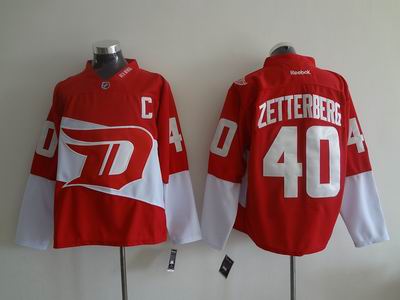 NHL detroit red wings #40 Zetterberg red jersey