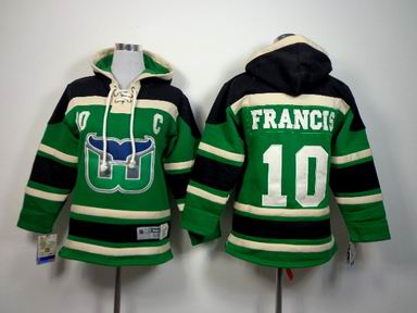 NHL hartford whalers 10 Francis green Hoodies Jersey