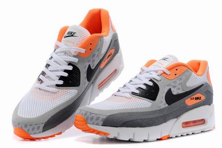 NIKE AIR MAX 90 BR shoes white grey orange