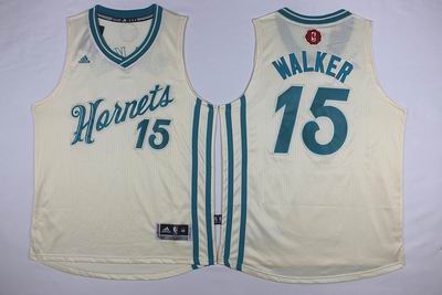 New Orleans Hornets #15 Walker christmas day white jersey