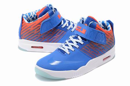 Nike Air Akronite Lebron James 13 shoes blue orange