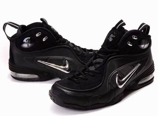 Nike Air Flightposite shoes black siliver