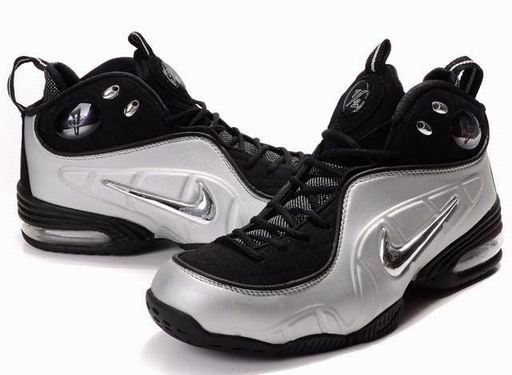 Nike Air Flightposite shoes siliver black