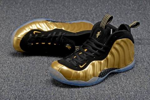 Nike Air Foamposite One shoes golden black